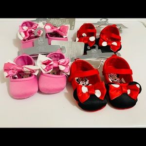 Disney Minnie Mouse Baby Shoes